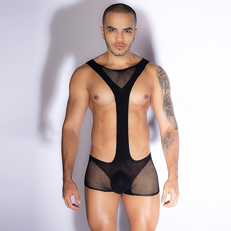 Sexy Mens Body Stockings by Love In Leather - Mens Briefs And Boxers