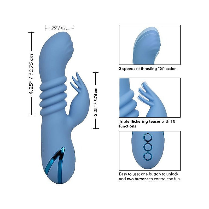 California Dreaming Santa Cruz Coaster Vibrator - Rabbit Vibrators