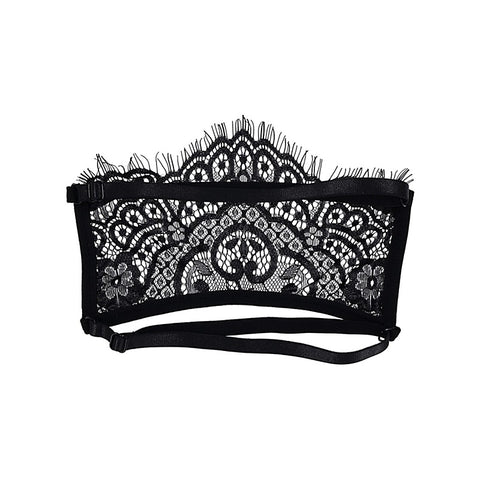 Veiled Vision Lace Blindfold by Sportsheets - Masks And Blindfolds
