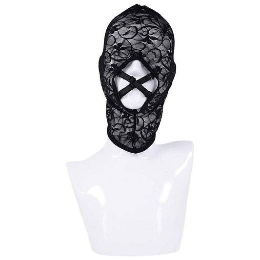 Lace Hush BDSM Hood by Sportsheets - Bondage Hoods