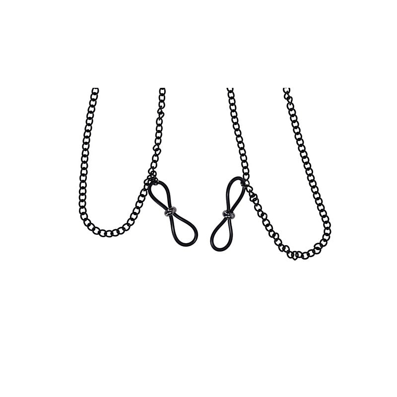 Lace Collar with Nipple Ties by Sportsheets - Collars and Leads