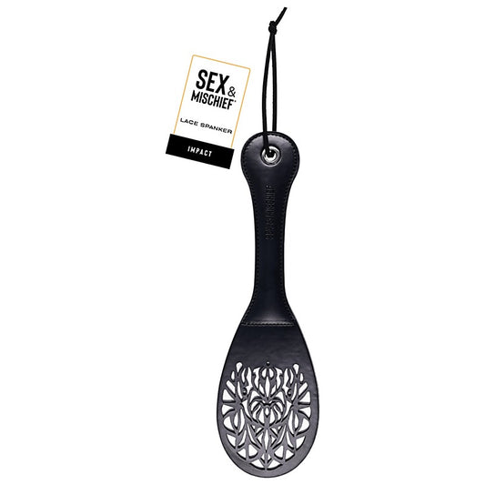 Sex and Mischief Bondage Lace Spanker by Sportsheets - Paddles And Slappers