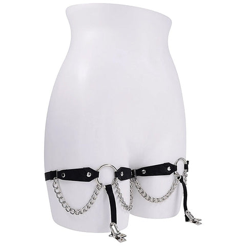 Premium Chain Lace Garters by Sportsheets - Her Fetish