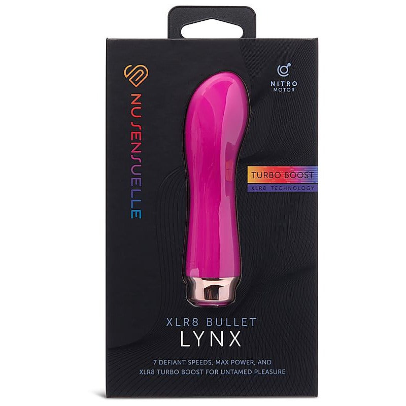 Nu Sensuelle Lynx Vibrating Bullet Massager with XLR8 Turbo Boost - Bullet Vibrators