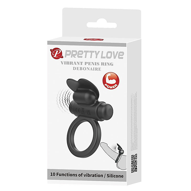 Debonaire Vibrant Silicone Penis Ring by Baile - Vibrating Cock Rings