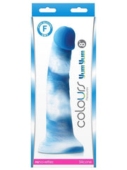 Colours Pleasures Yum Yum 8 Inch Dildo Blue - - Realistic Dildos