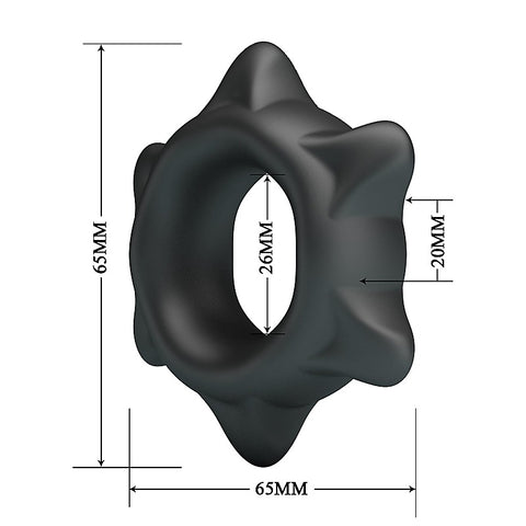 Ethaniel Super Soft Silicone Men's Cock Ring by Baile - Stretchy Cock Rings