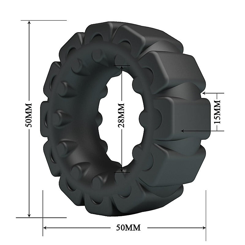 Laiden Super Soft Silicone Stretchy Cock Ring No. 5 by Baile - Stretchy Cock Rings
