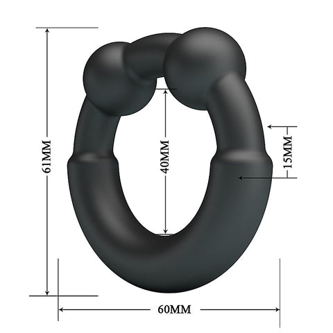 Meco Super Soft Mens Silicone Cock Ring No.15 by Baile - Stretchy Cock Rings