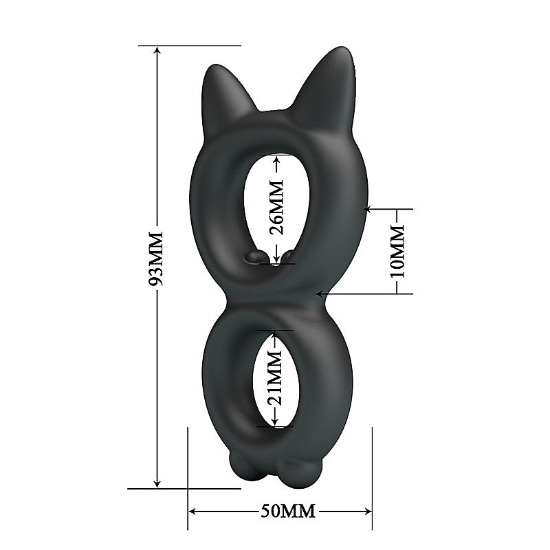 Toran Super Soft Men's Silicone Cock Ring by Baile - Stretchy Cock Rings