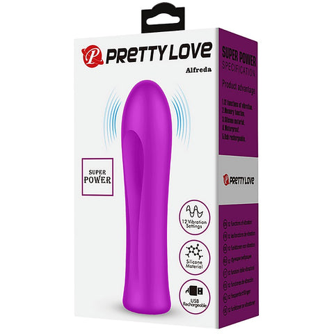 Baile Alfreda Rechargeable Bullet Vibrator with 12 Vibration Modes - Bullet Vibrators