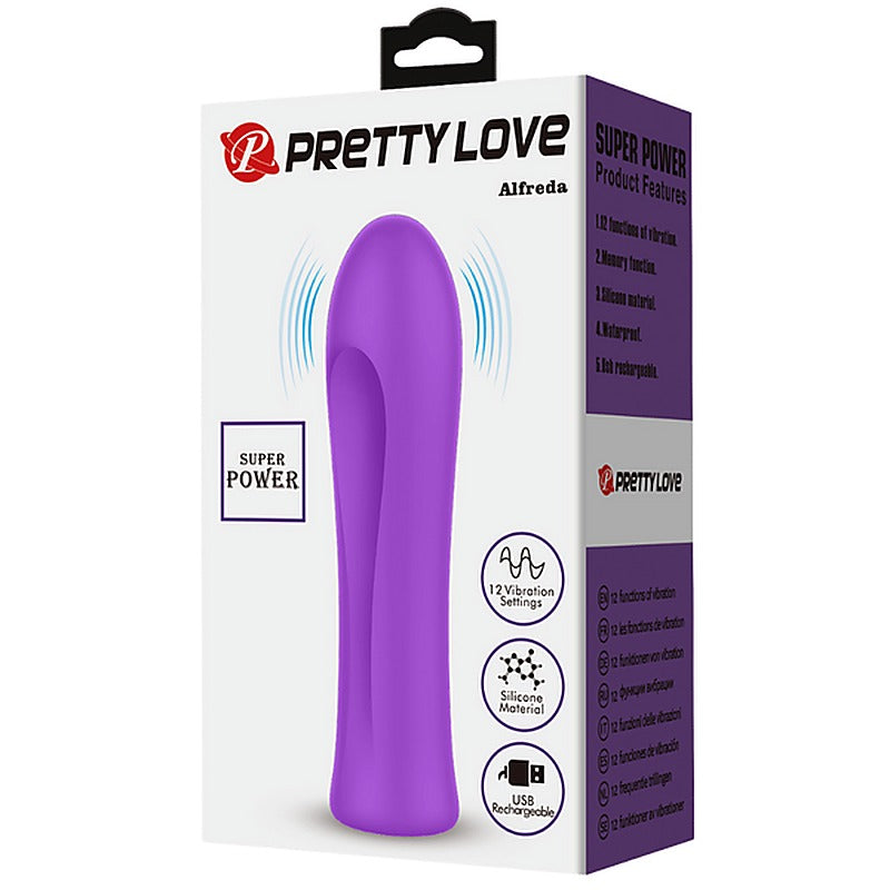 Baile Alfreda Rechargeable Bullet Vibrator with 12 Vibration Modes - Bullet Vibrators