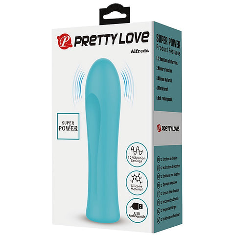 Baile Alfreda Rechargeable Bullet Vibrator with 12 Vibration Modes - Bullet Vibrators