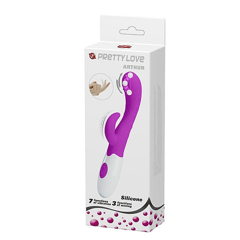 Arthur G-Spot Silicone Rabbit Vibrator by Baile - Rabbit Vibrators