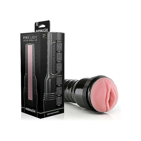 Pink Lady Realistic Vagina Male Masturbator by Fleshlight - Masturbators and Strokers
