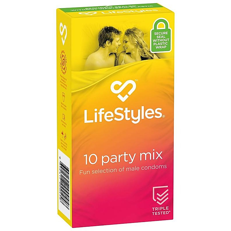 LifeStyles Party Mix Condoms 10s - Condoms