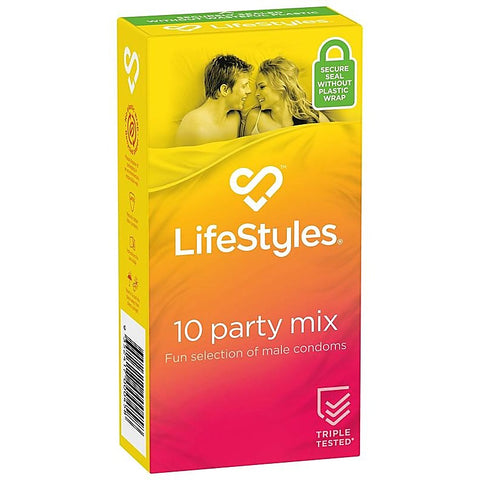LifeStyles Party Mix Condoms 10s - Condoms
