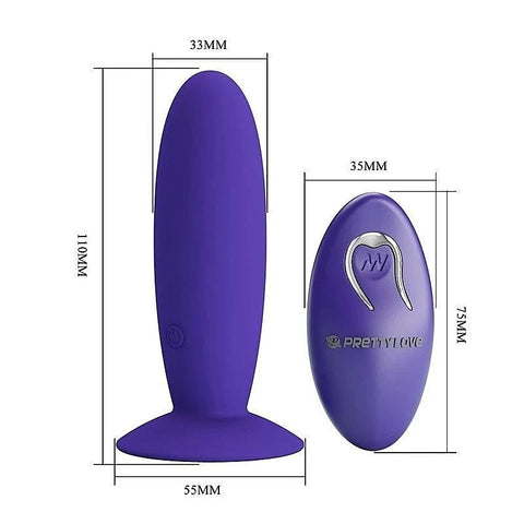 Pretty Love Remote Control Vibrating Butt Plug by Baile - Butt Plugs