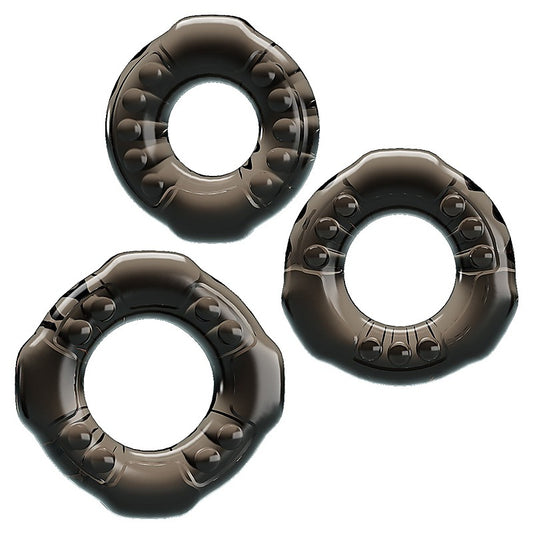 Pretty Love YVONNE Combo Male Cock Ring Set by Baile - Cock Ring Sets
