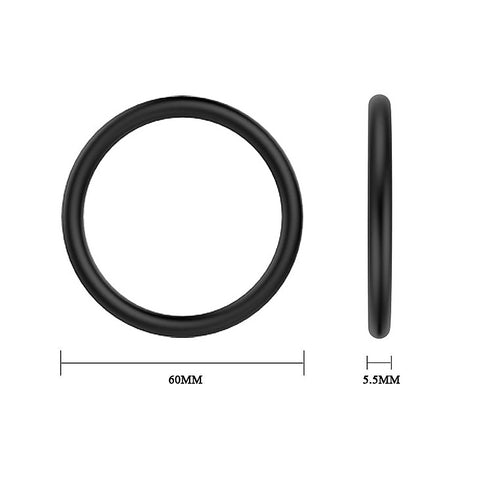 Pretty Love Rubber Set Men's Cock Ring Set by Baile - Cock Ring Sets