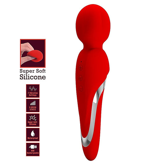 Pretty Love WALTER Super Soft Silicone Wand Massager - Body Wands