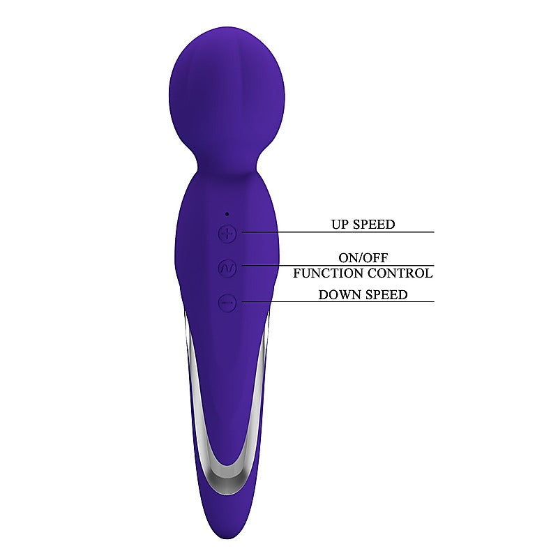 Pretty Love WALTER Super Soft Silicone Wand Massager - Body Wands