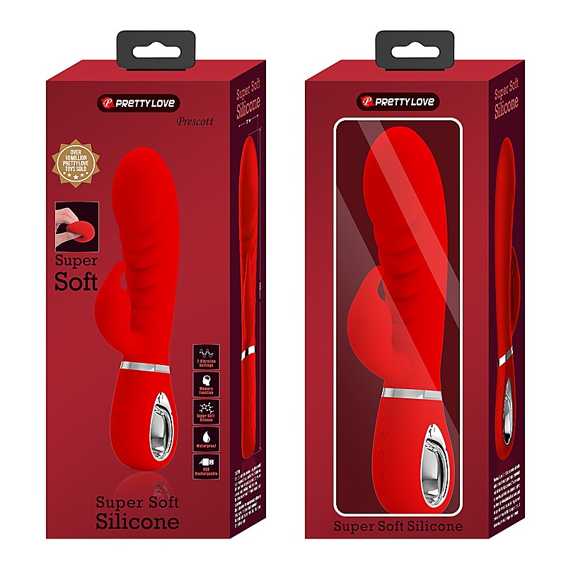 Pretty Love PRESCOTT G-Spot Rabbit Vibrator by Baile - Rabbit Vibrators