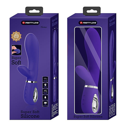 Pretty Love THOMAS Soft Silicone Rabbit Vibrator by Baile - Rabbit Vibrators