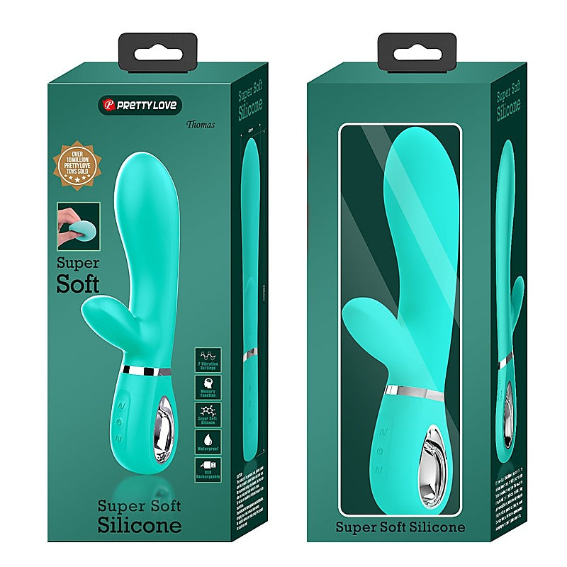 Pretty Love THOMAS Soft Silicone Rabbit Vibrator by Baile - Rabbit Vibrators