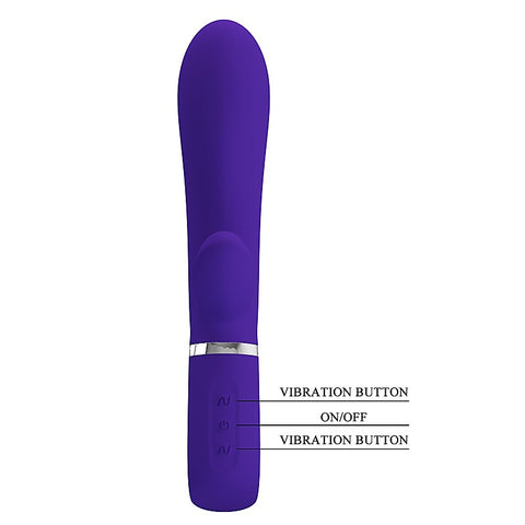 Pretty Love THOMAS Soft Silicone Rabbit Vibrator by Baile - Rabbit Vibrators