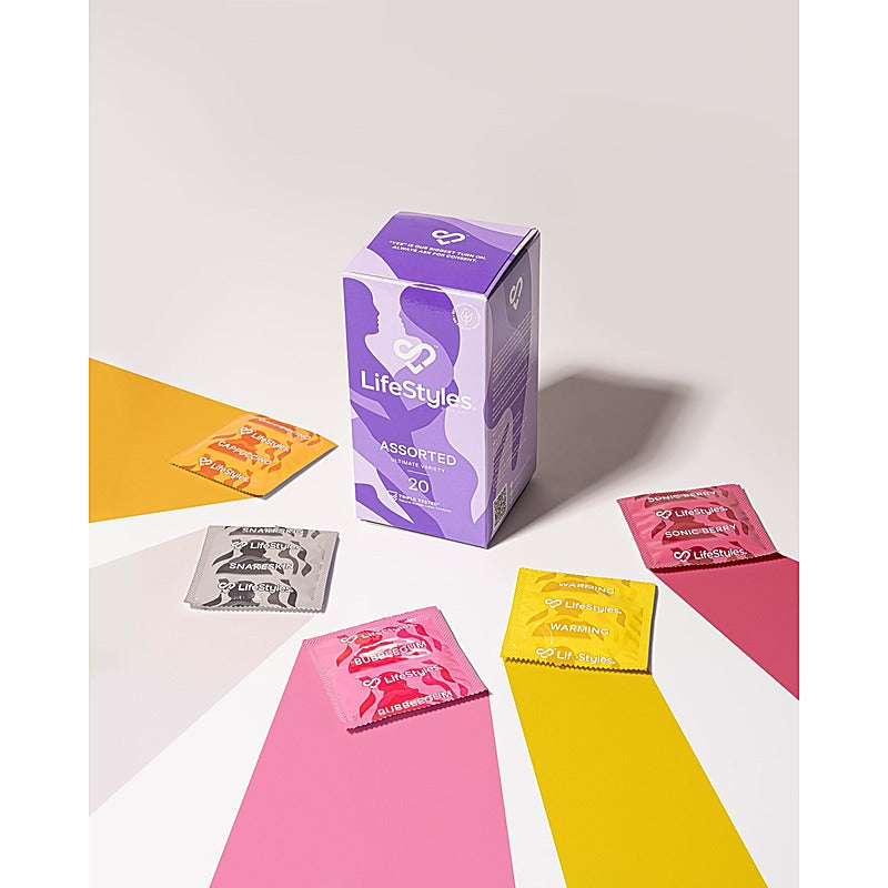 LifeStyles ASSORTED Condoms 20s by Ansell - Condoms