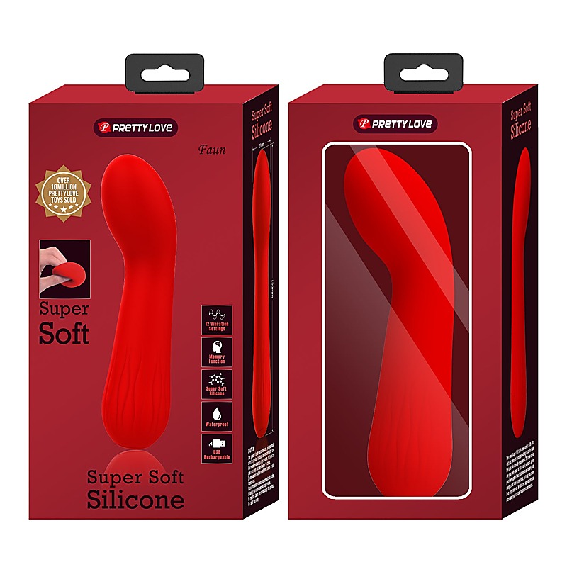 Pretty Love FAUN Silicone Flexible G-Spot Vibrator by Baile - G-Spot Vibrators