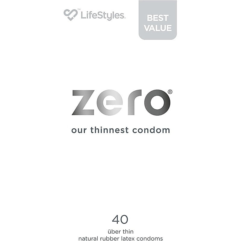 LifeStyles ZERO Condoms 40s by Ansell - Condoms