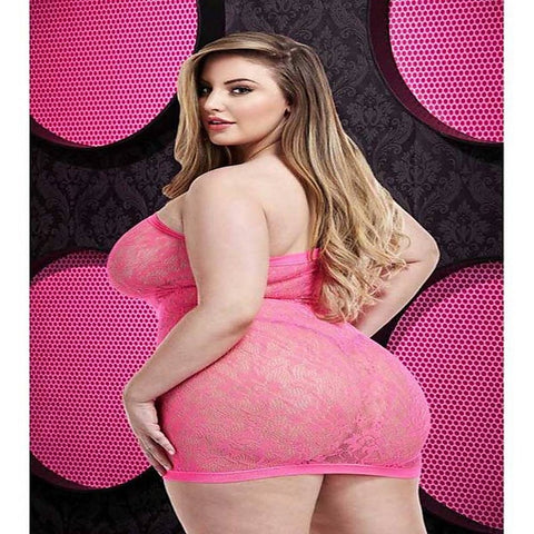 Lapdance Lingerie Lace Mini Dress XL - Body Stockings