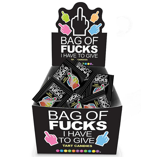 Bag Of Fucks I Have To Give 100 Pack by Little Genie - Party Gifts and Novelties