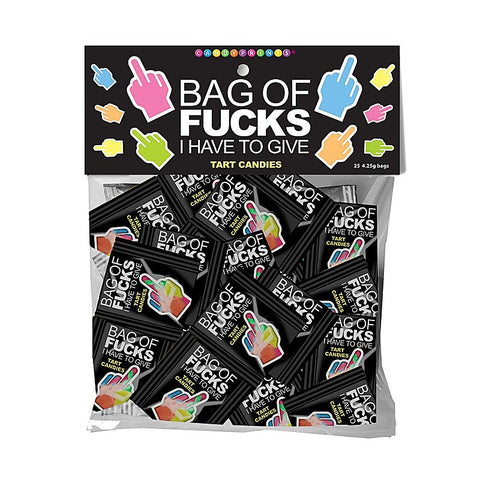 Bag Of Fucks I Have To Give Fruit Flavoured Lollies - Party Gifts and Novelties
