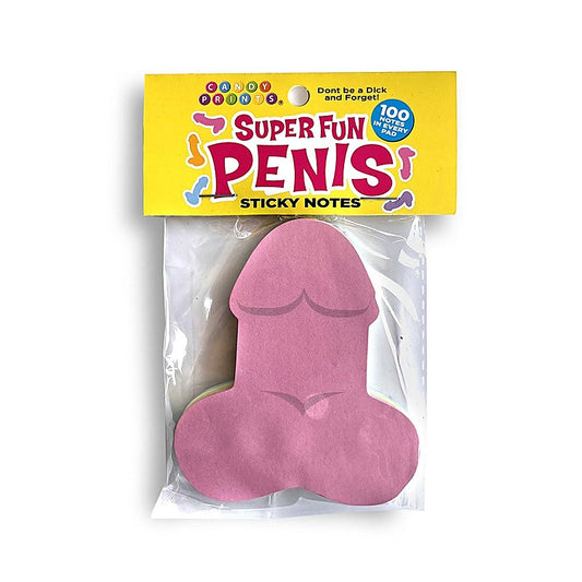 Super Fun Penis Novelty Sticky Notes by Little Genie - Party Gifts and Novelties
