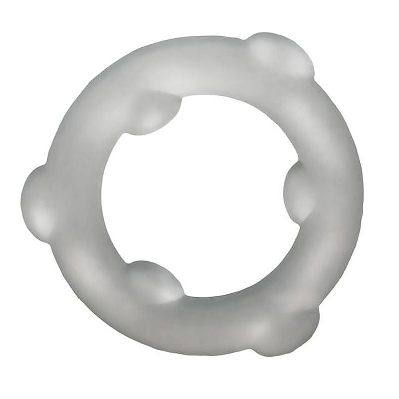 OxBalls Spinner Stretchy Silicone Cock Ring with Gripper Nubs - Stretchy Cock Rings
