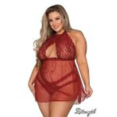 Sexy Womens Babydoll & Panty by Dream Girl Lingerie - BabyDolls And Chemises
