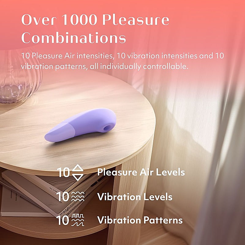Womanizer Enhance Pleasure Air Clitoral Vibrator - Clit Ticklers and Pulsators