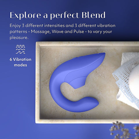 Womanizer Blend Pleasure Air Rabbit Vibrator by Love Honey - Rabbit Vibrators