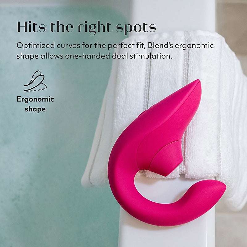 Womanizer Blend Pleasure Air Rabbit Vibrator by Love Honey - Rabbit Vibrators