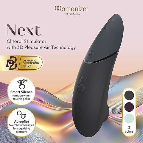 Womanizer Next 3D Pleasure Air Clitoral Stimulator - Clit Ticklers and Pulsators
