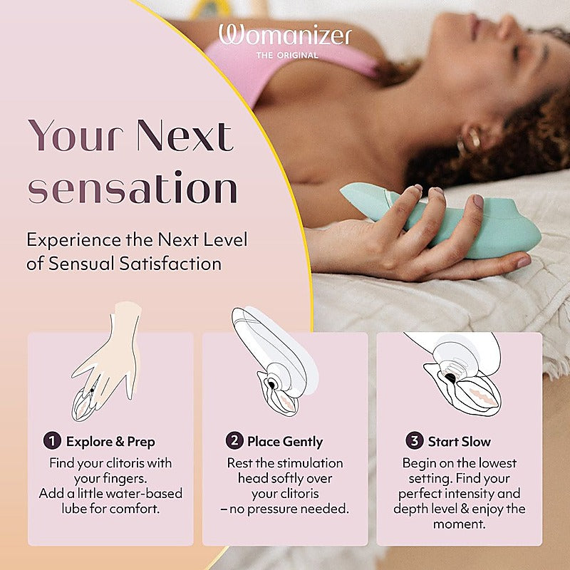 Womanizer Next 3D Pleasure Air Clitoral Stimulator - Clit Ticklers and Pulsators