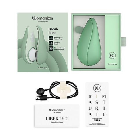 Womanizer Liberty 2 Pleasure Air Clitoral Massager - Clit Ticklers and Pulsators