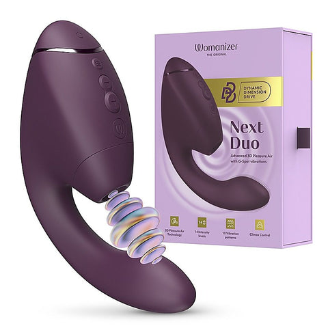 Womanizer Next Duo Clitoral and G-Spot Stimulator - Clit Ticklers and Pulsators