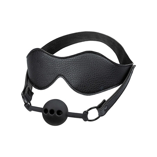 Eye Mask and Ball Gag by California Exotics - Masks And Blindfolds