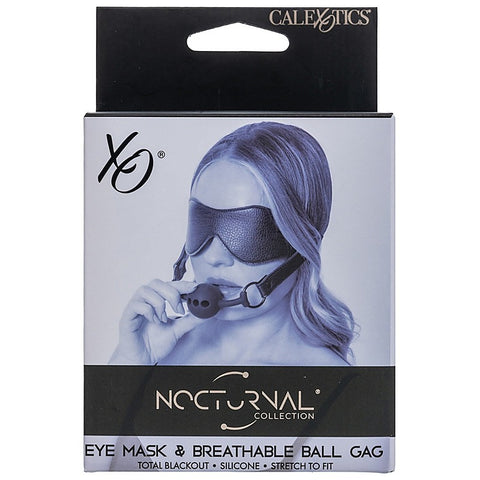 Eye Mask and Ball Gag by California Exotics - Masks And Blindfolds