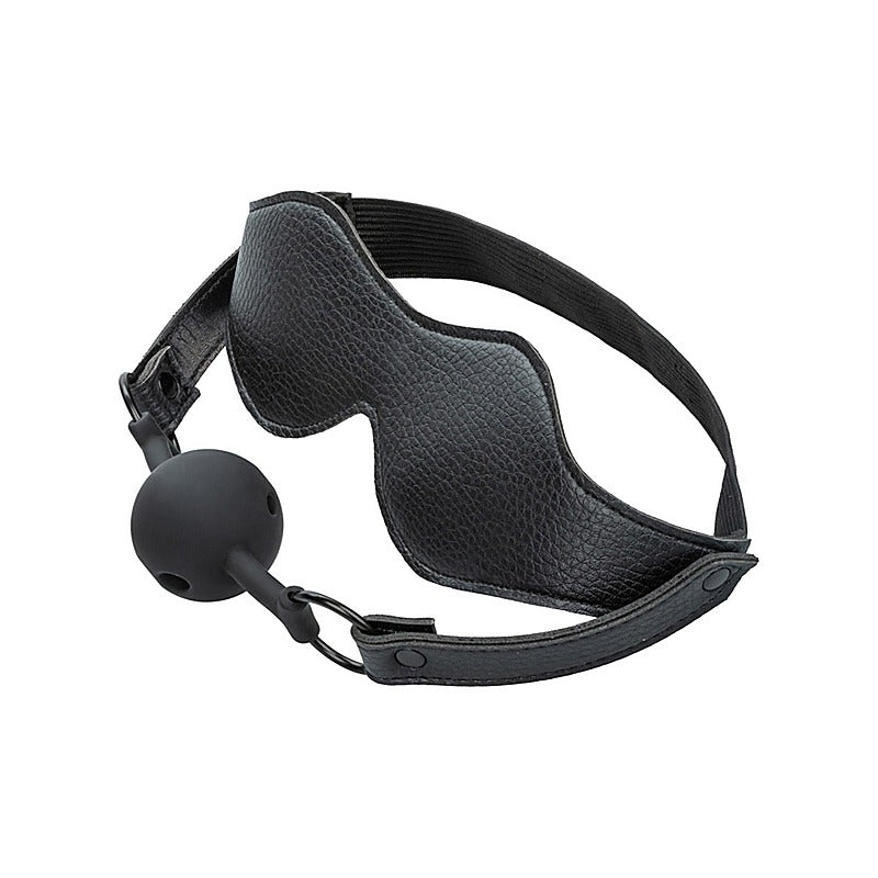 Eye Mask and Ball Gag by California Exotics - Masks And Blindfolds