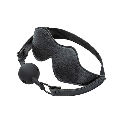 Eye Mask and Ball Gag by California Exotics - Masks And Blindfolds